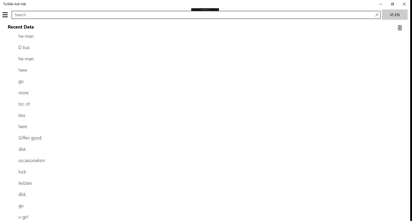 #5. Tu Dien Anh Viet , Viet Anh (Windows) Podle: AppFeee