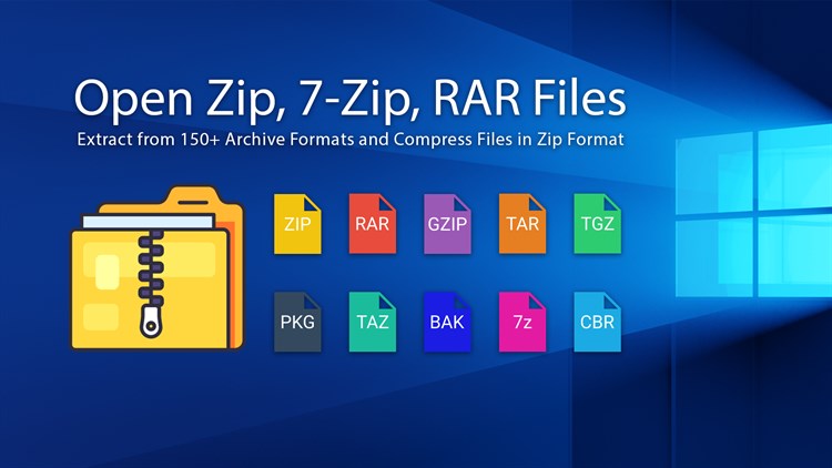 Total Zip: Rar, Zip and 7Z Extractor - PC - (Windows)
