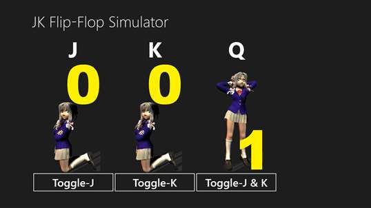 JK Flip-Flop Simulator screenshot 2