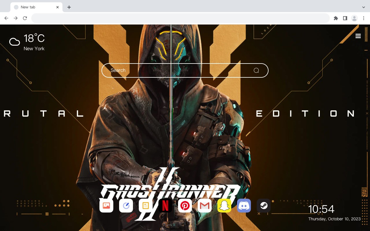 "Ghostrunner 2" Theme 4K Wallpaper HomePage