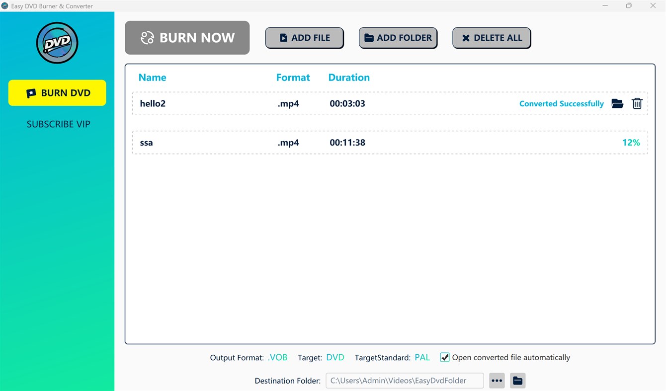 #3. Easy DVD Burner & Converter (Windows) Von: White Moonlight