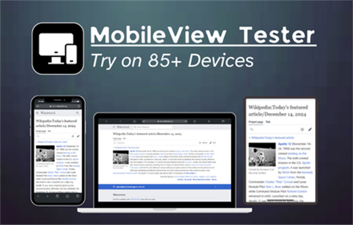 Mobile View Tester: Responsive Web Design Tool