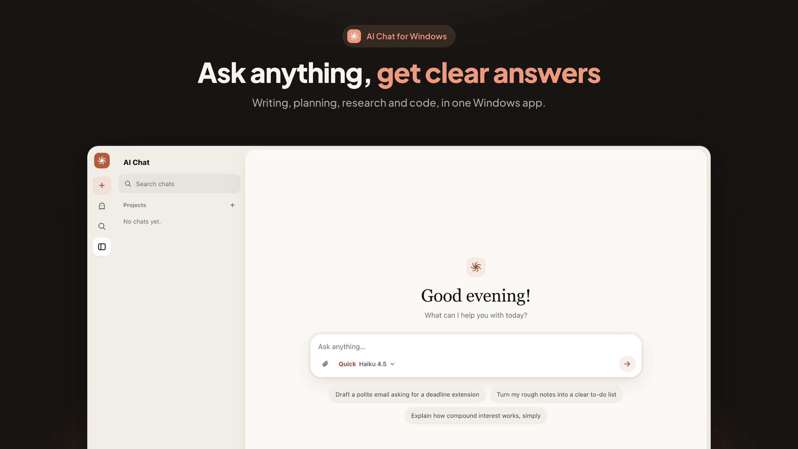 AI Chat : Claude screenshot