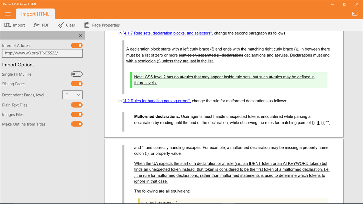 #1. Perfect PDF from HTML (Windows) Podle: soft Xpansion