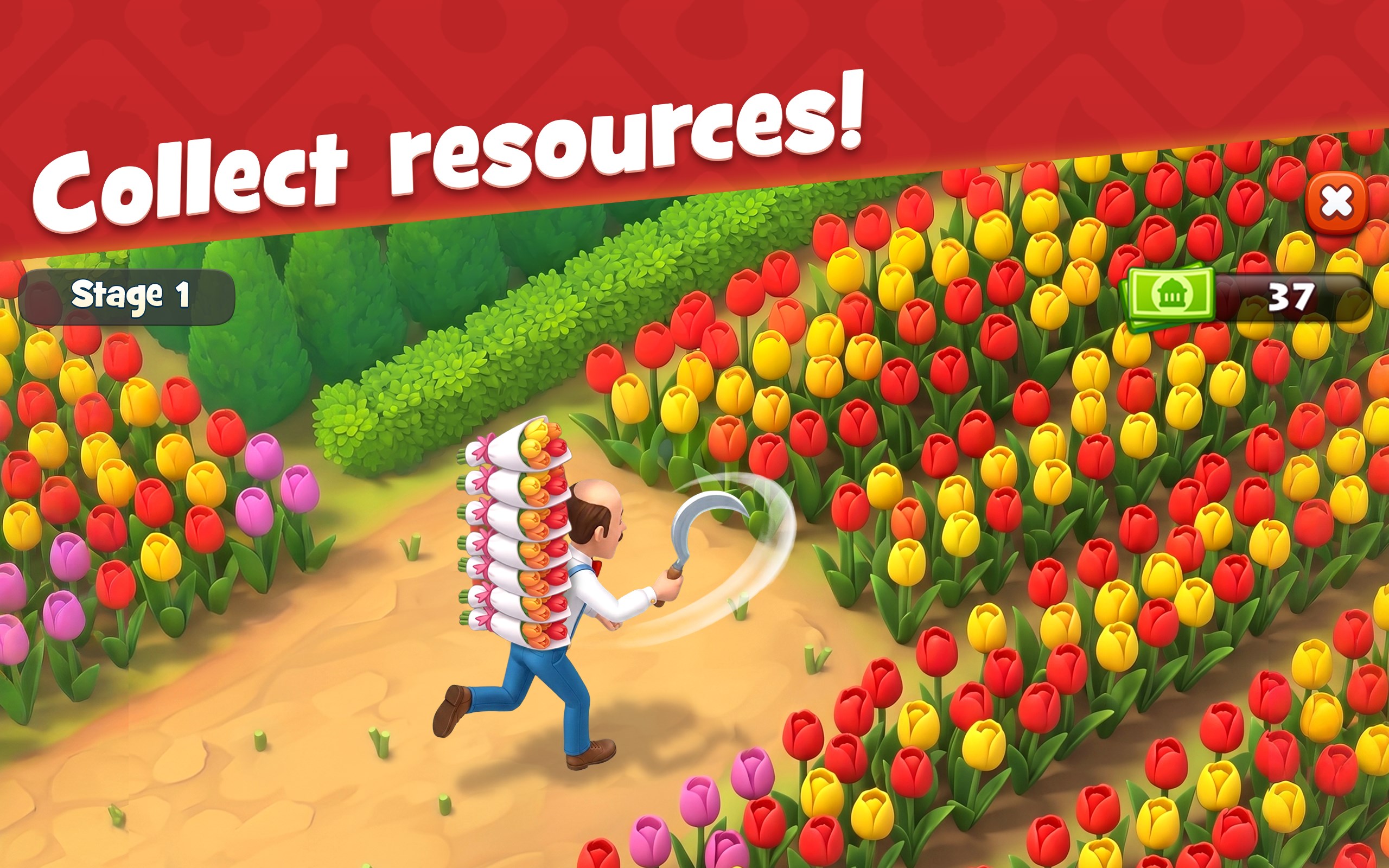 Gardenscapes screenshot