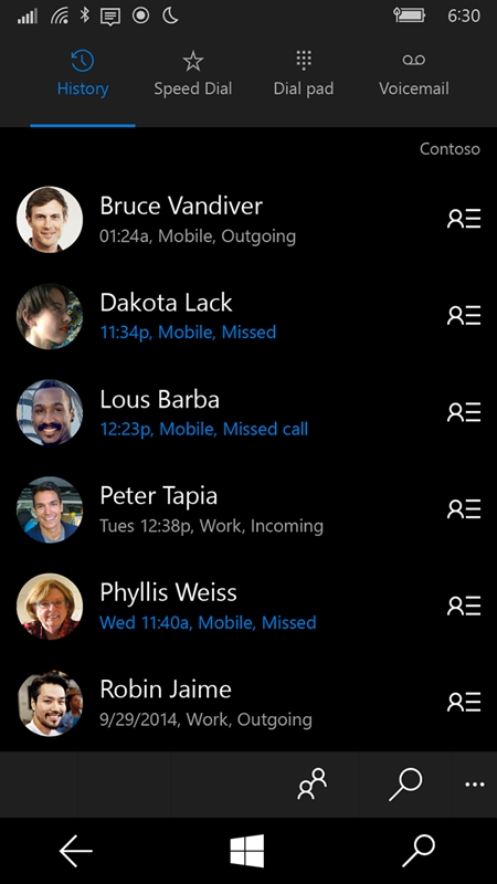 Windows 10 Phone app gets an update, call history fixed 