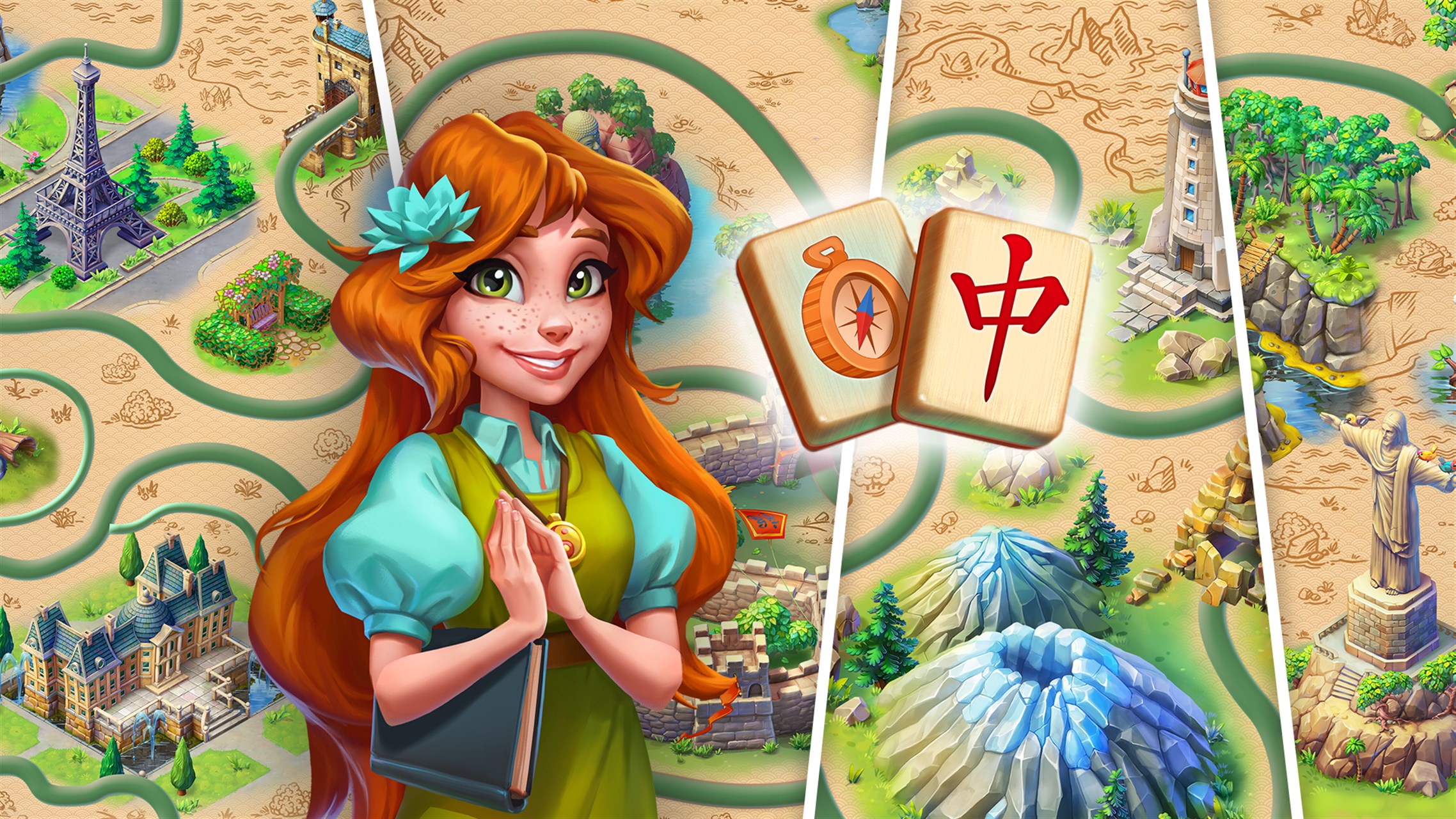 Mahjong Journey: タイルマッチパズル - Windows に無料でダウンロード 