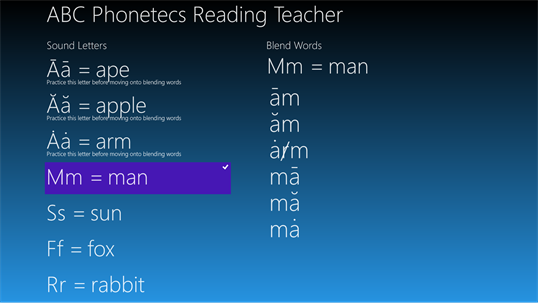 ABC Phonetics Reading Teacher screenshot 1