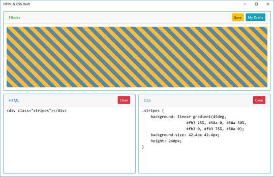HTML & CSS Draft screenshot 3