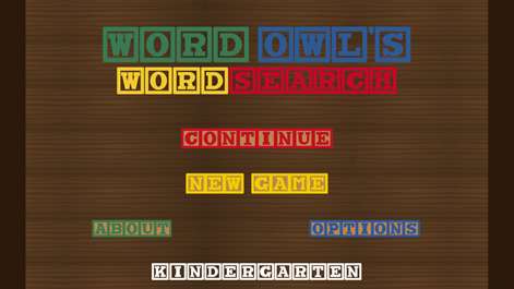 Word Owl's Word Search - Kindergarten (Sight Words) Screenshots 1