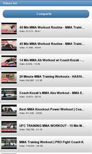 MMA training screenshot 2