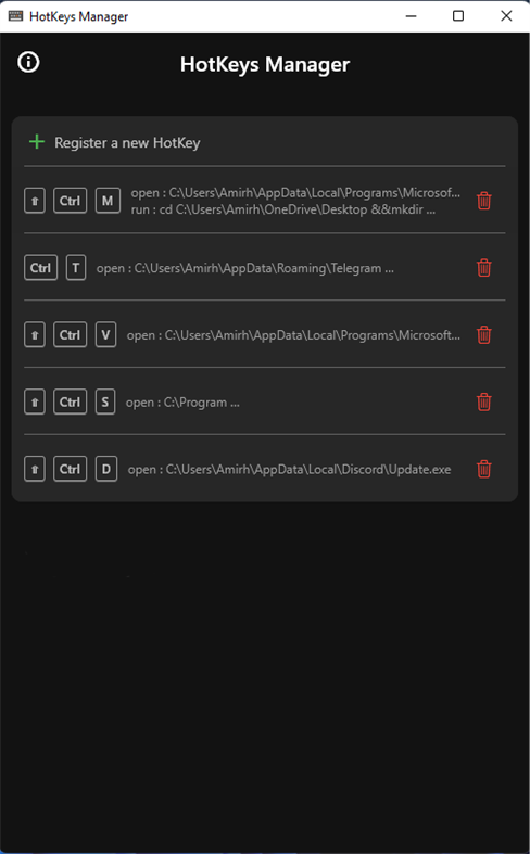 #3. Hotkeys Manager ͏ (Windows) От: Neon TM