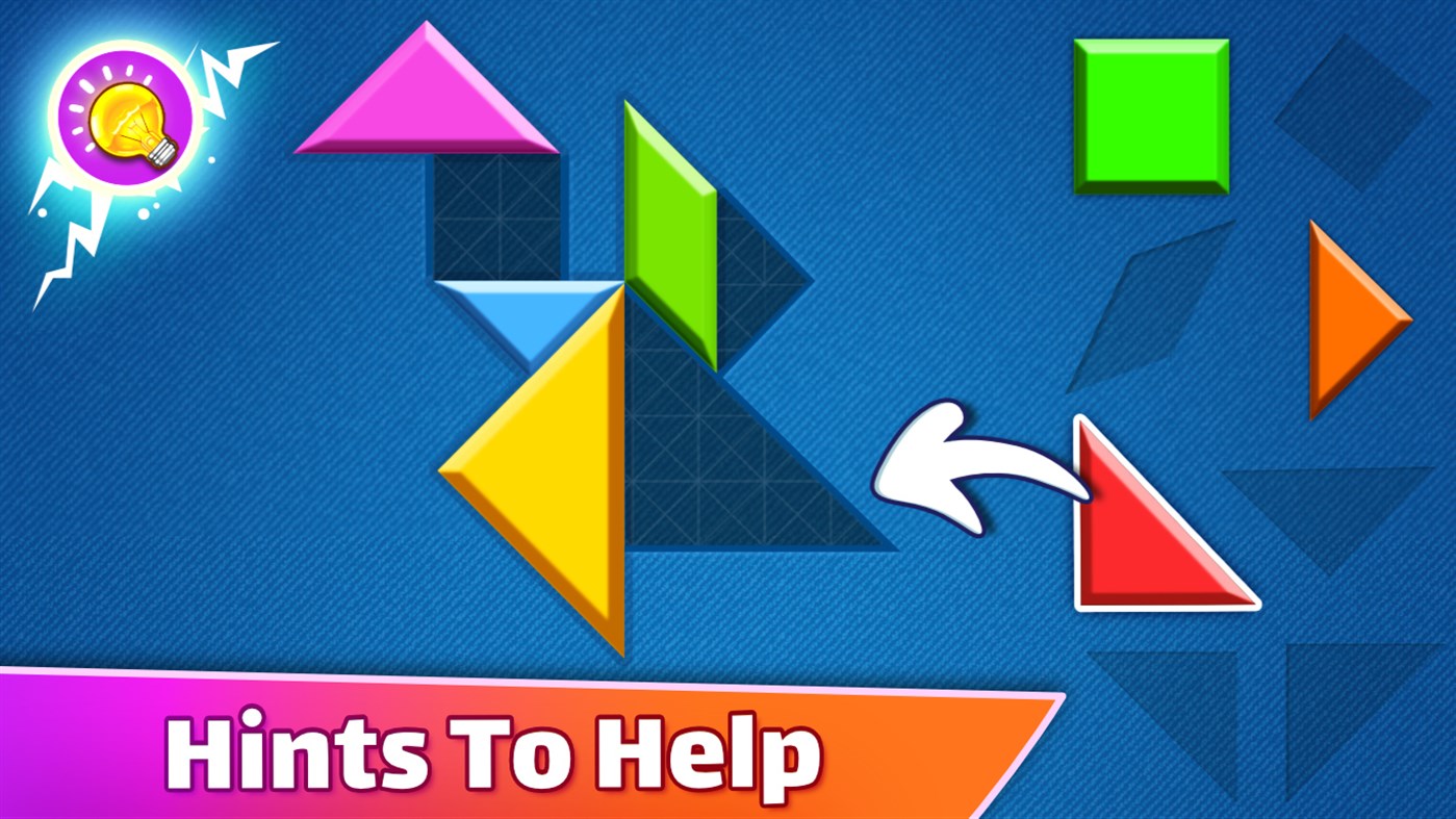 #2. Tangram Puzzle: Polygrams Game (Windows) De: RV AppStudios
