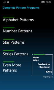 Complete Pattern Programs screenshot 1