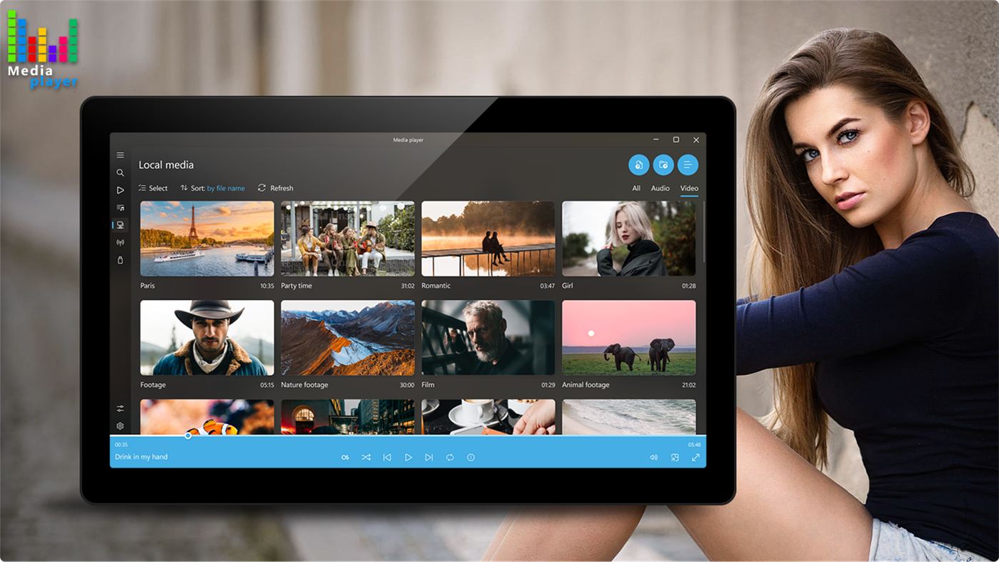 #1. Media Player (Windows) بواسطة: Yellow Elephant Productions