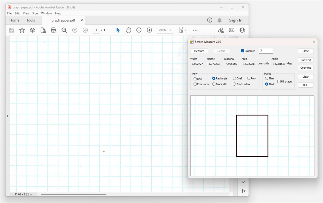 #3. Screen Measure (Windows) Ved: William Heitler