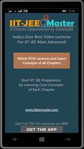 IIT JEE Video Lectures screenshot 1