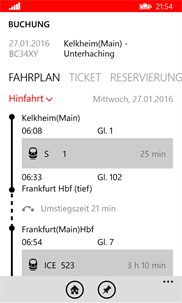 Bahnticket screenshot 4