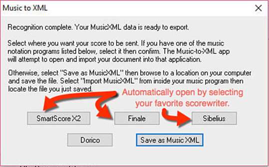 SmartScore Music-to-XML Music Notation Recognition screenshot 2