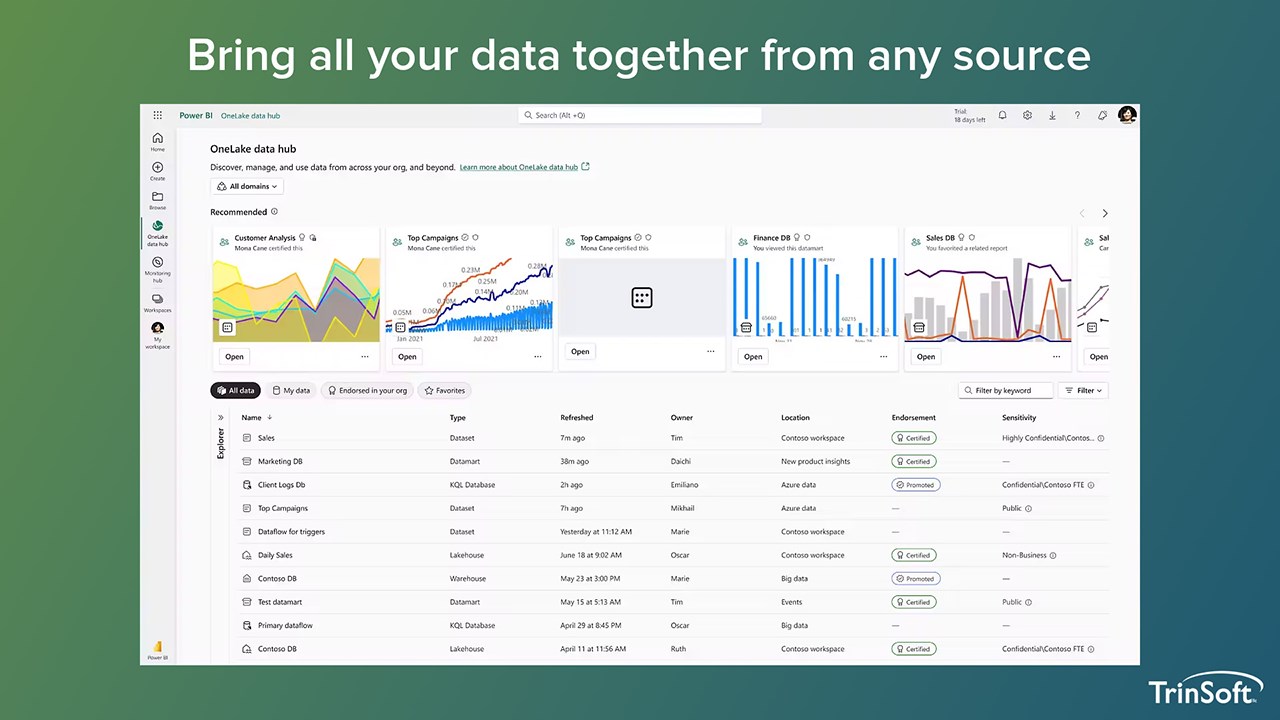 Snapshot 2 of Power BI Assessment