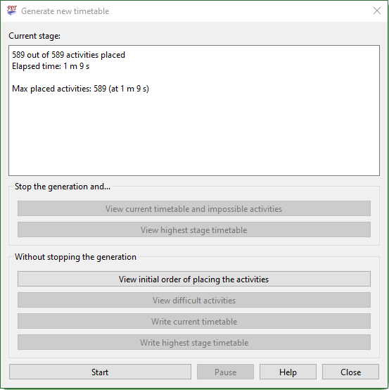 FET - Free Timetabling Software screenshot