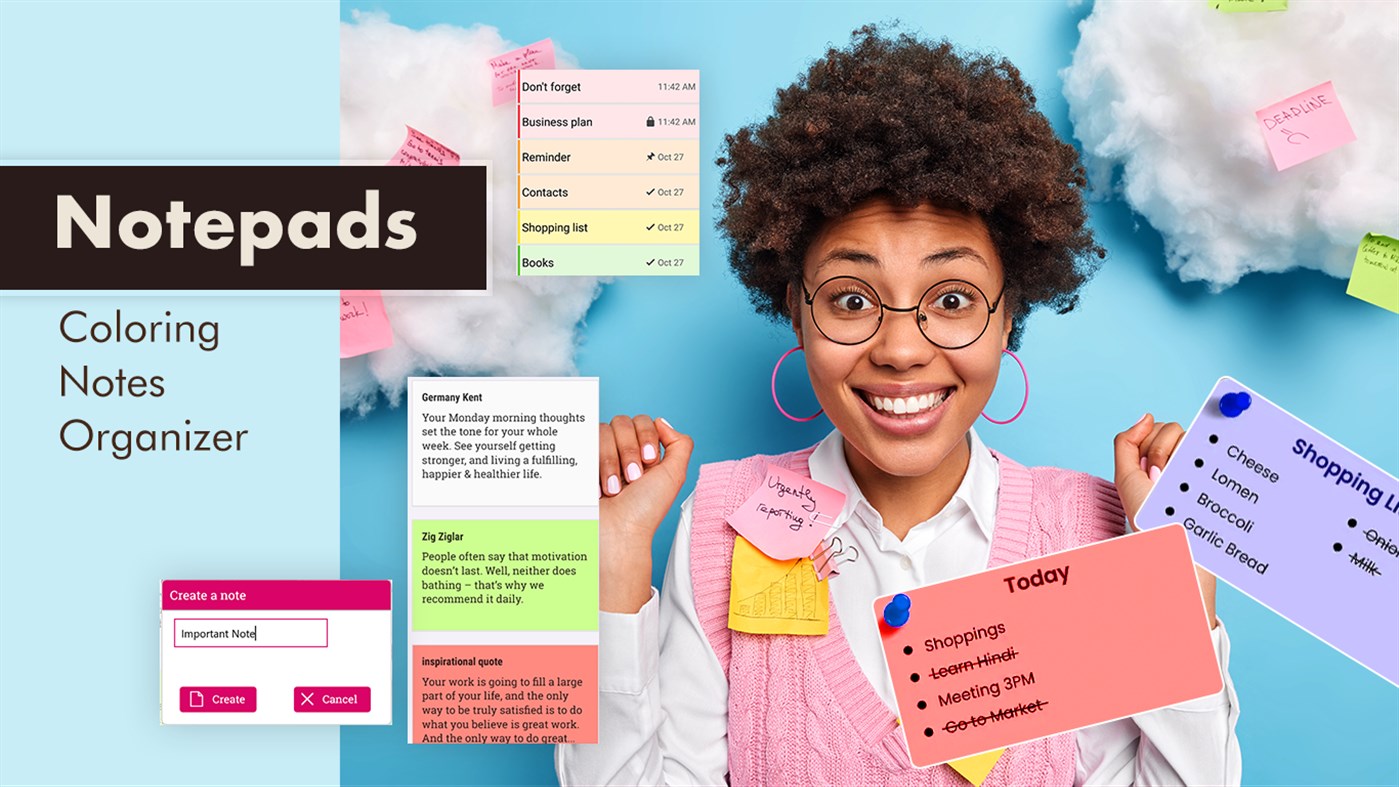 #3. Notebook - Notepads, Coloring Notes Organizer (Windows) Podle: PicsCanvas