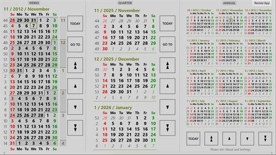 Flowing Calendar screenshot 2