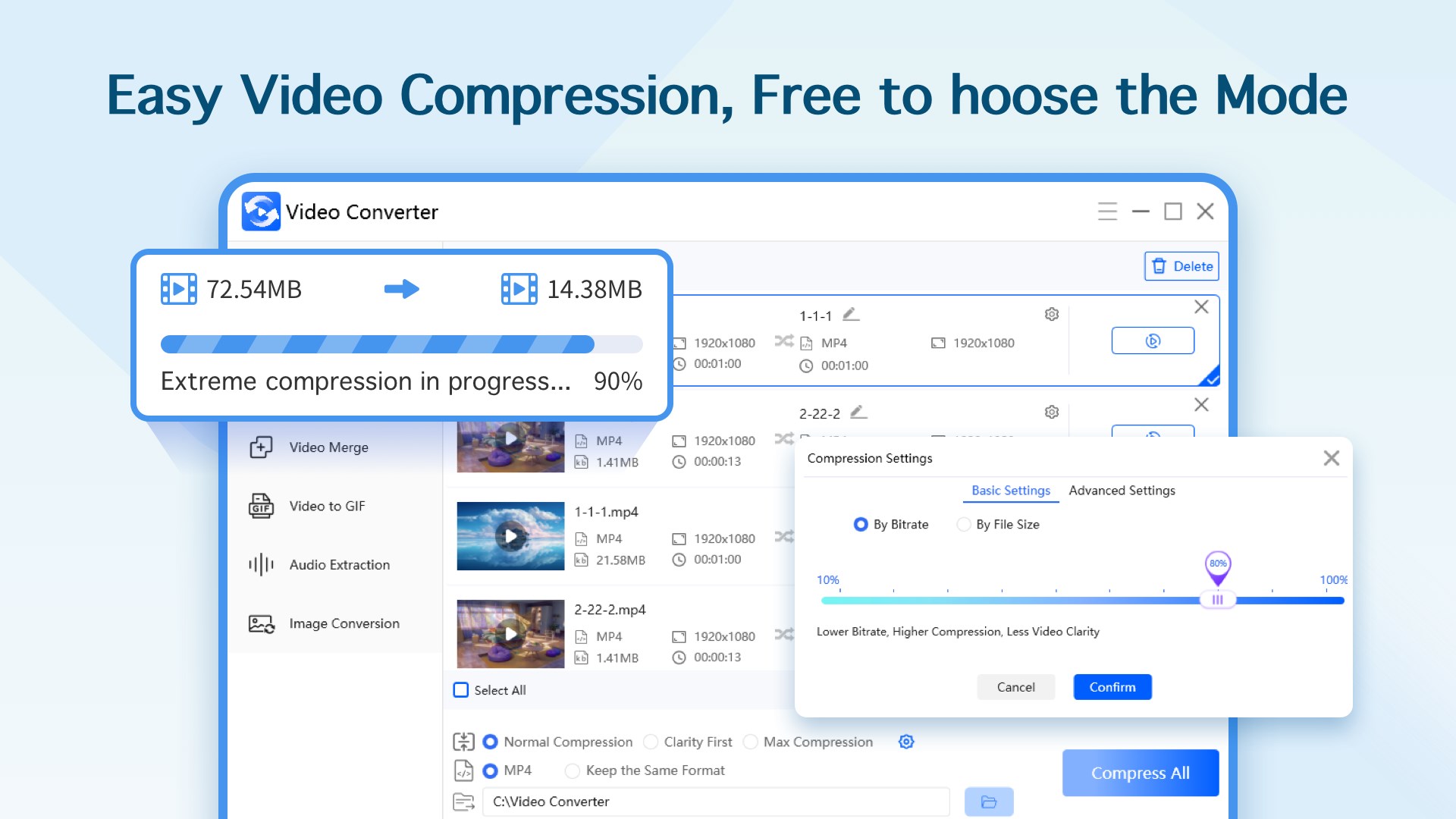 Video Converter - MP4 MOV & AVI Conversion screenshot