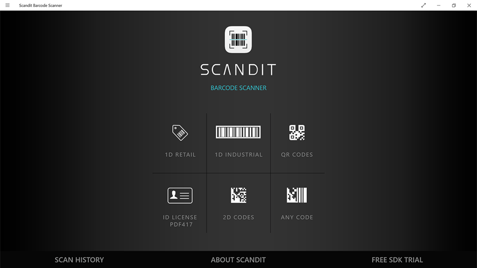 Scandit Barcode Scanner (Windows) 由: Scandit AG