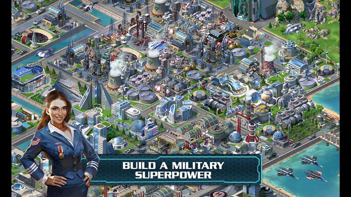 Screenshot: BUILD A MILITARY SUPERPOWER