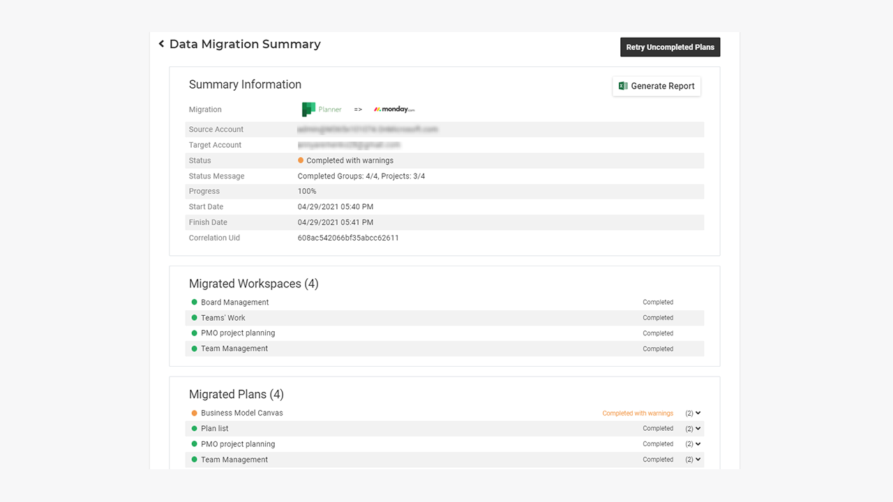 Snapshot 4 of Project Migrator