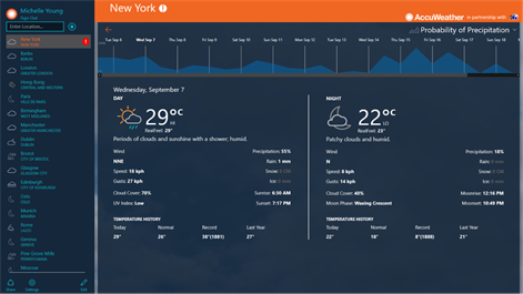 AccuWeather - Weather for Life Screenshot