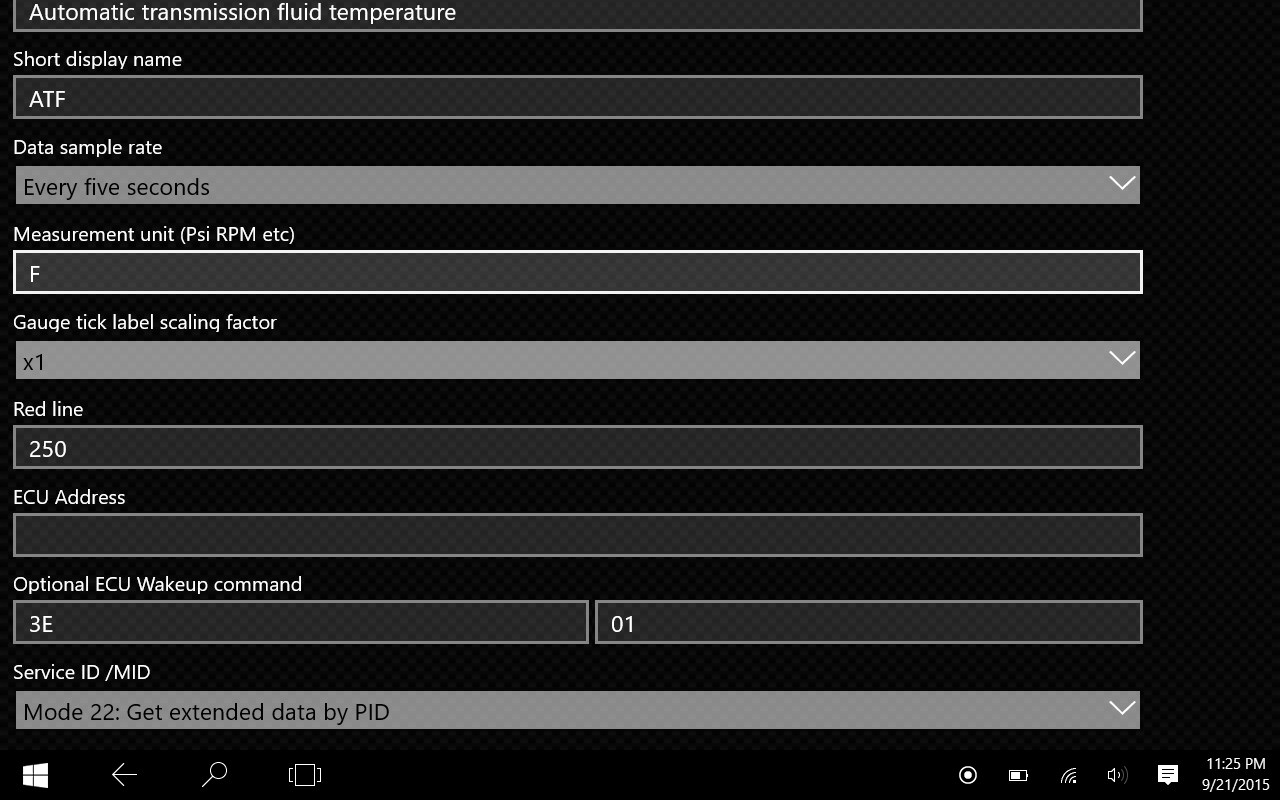 OBD dash.Sports Gauge for Windows 10