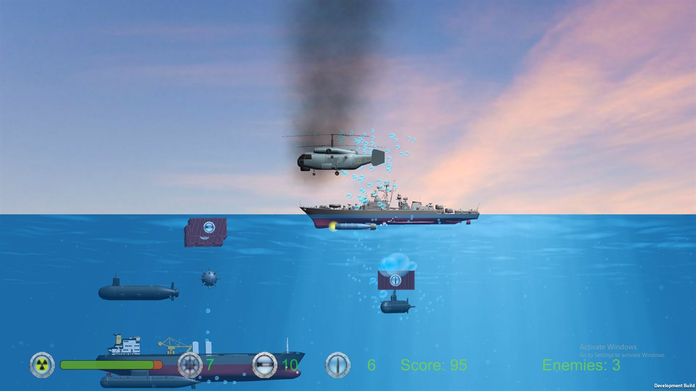 #1. Submarine Attack 3D (Windows) 由: Five Star Apps vAlexey Kropotin