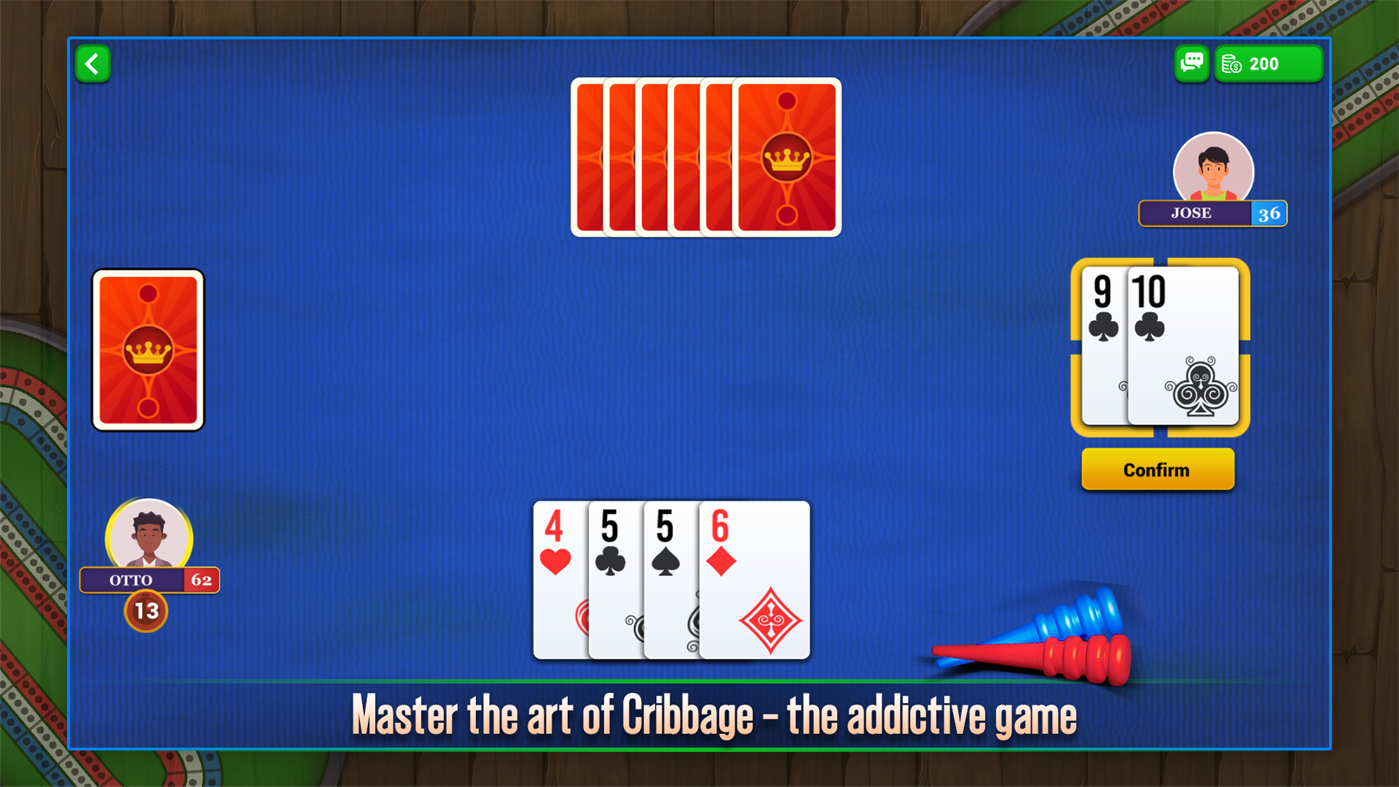 #3. Cribbage Card Game (Windows) 由: Pocket Game Card lab