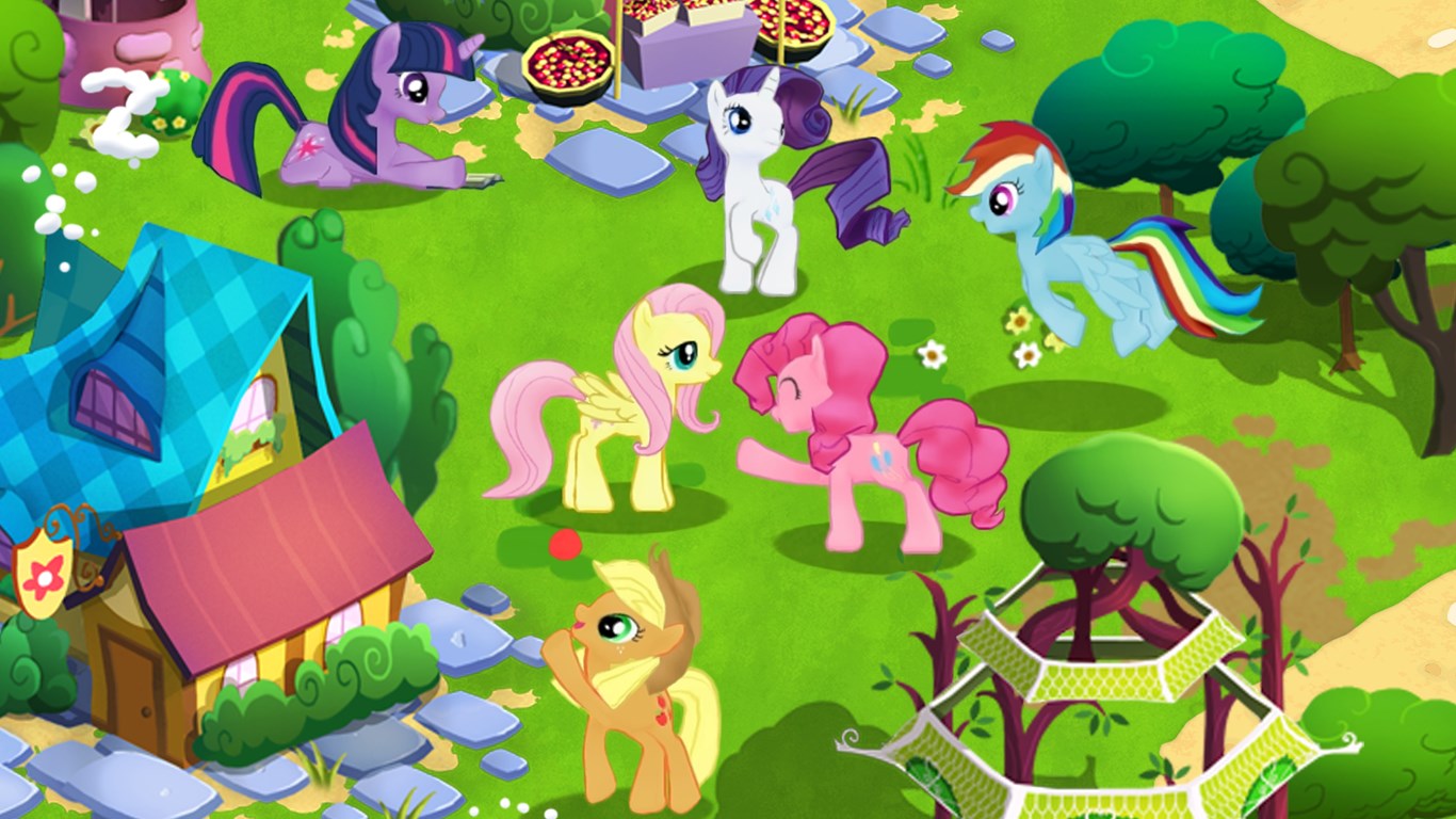 Screenshot: Have fun with your favorite ponies