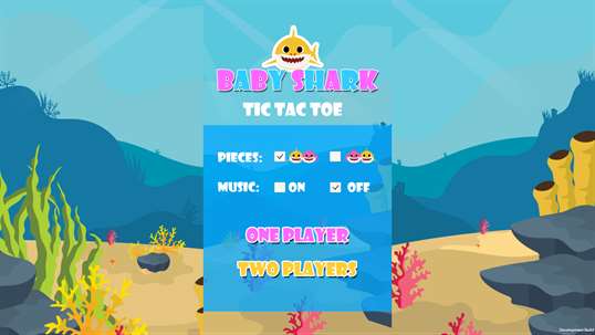 Baby Shark Tic Tac Toe Game screenshot 1