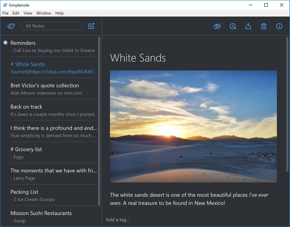 #4. Simplenote (Windows) بواسطة: Automattic, Inc.