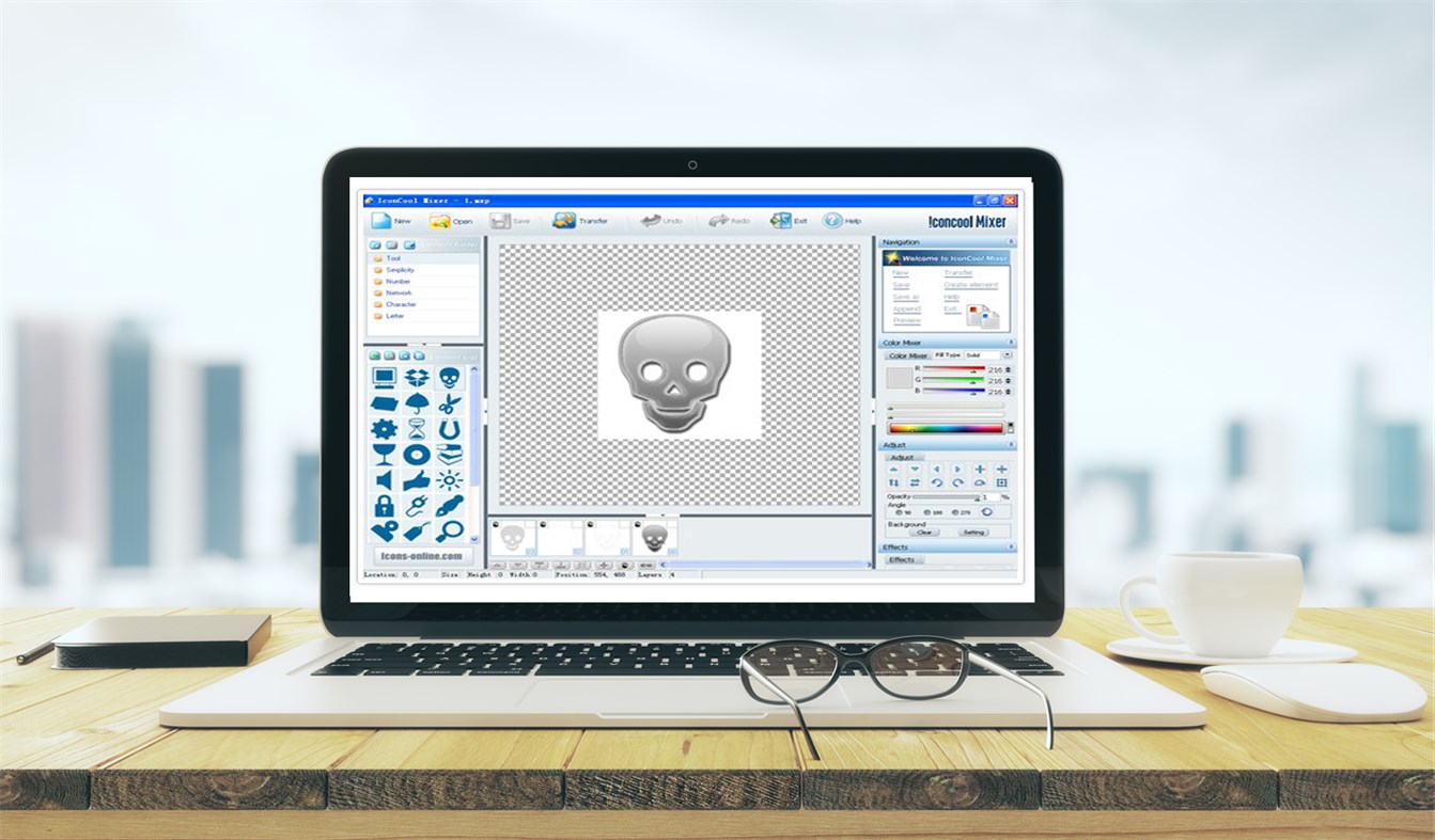 #3. Logo Generator - IconCool Mixer (Windows) 由: Newera Software Technology Inc.