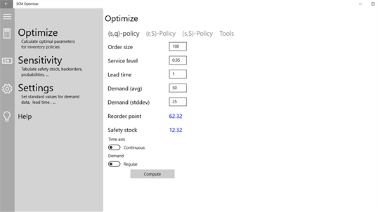 Inventory Optimizer screenshot 1