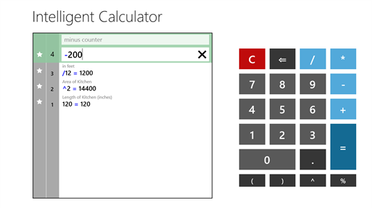 Intelligent Calculator screenshot 1
