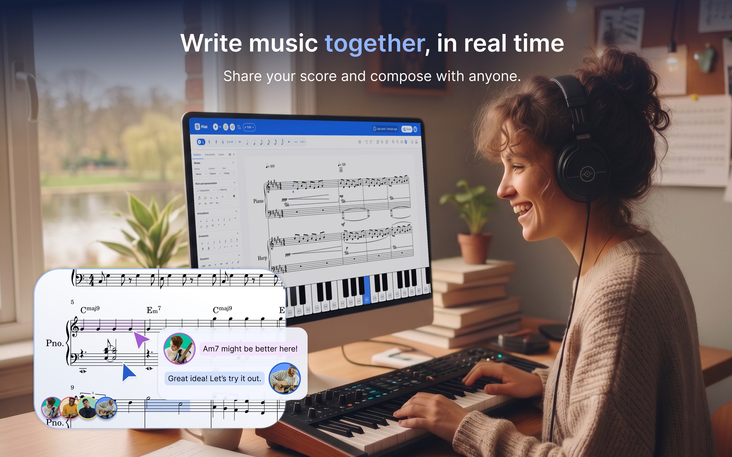 Flat - Music notation editor screenshot