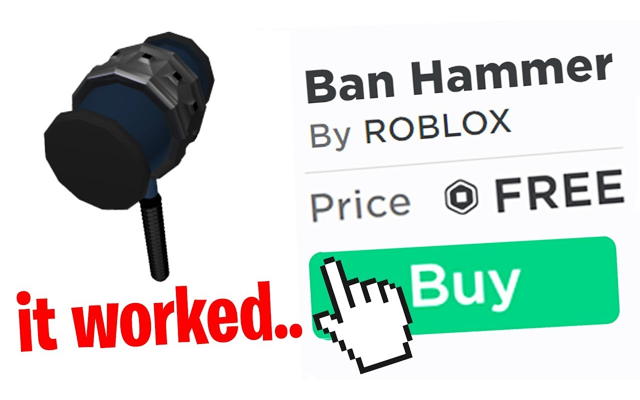 Get a Ban Hammer on Roblox