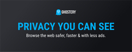 Ghostery Tracker & Ad Blocker - Privacy AdBlock marquee promo image