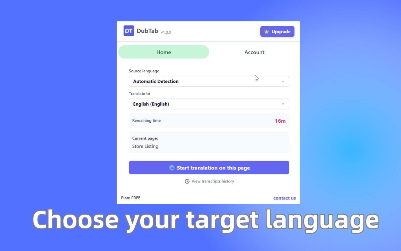 Real-time Video Translator & Dubbing - DubTab