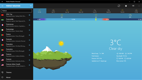 Perfect Weather Universal Screenshots 1