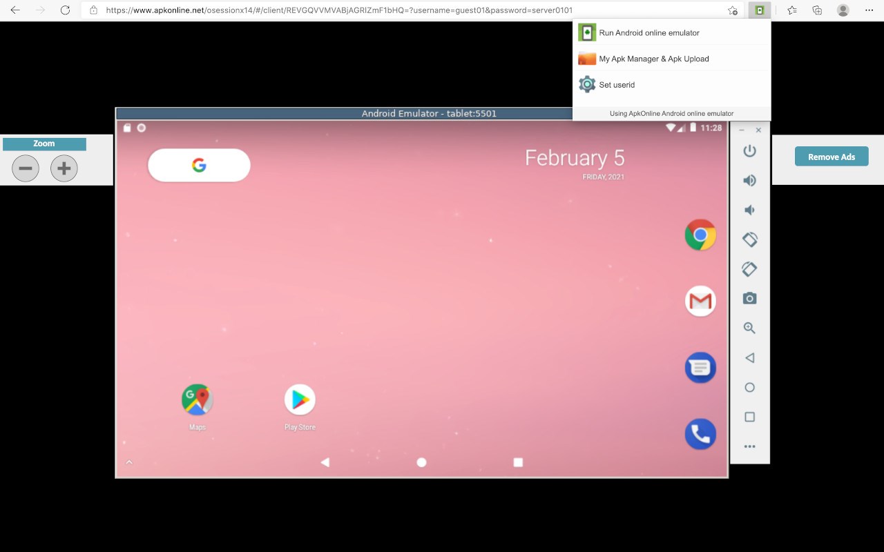 Android Online Emulator Microsoft Edge Addons