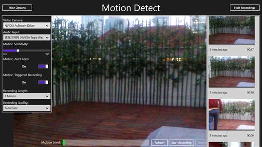 Motion Detect screenshot 2