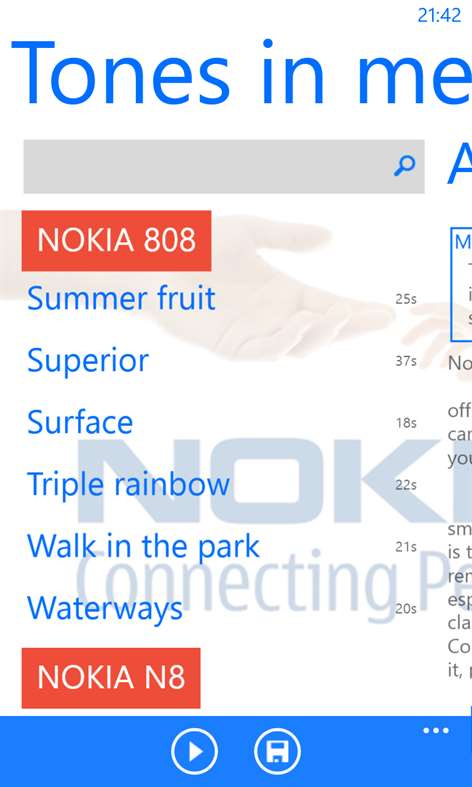 NOKlA in Memory WP Screenshots 1