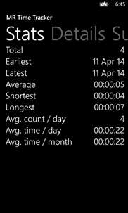 Mr Time Tracker screenshot 3